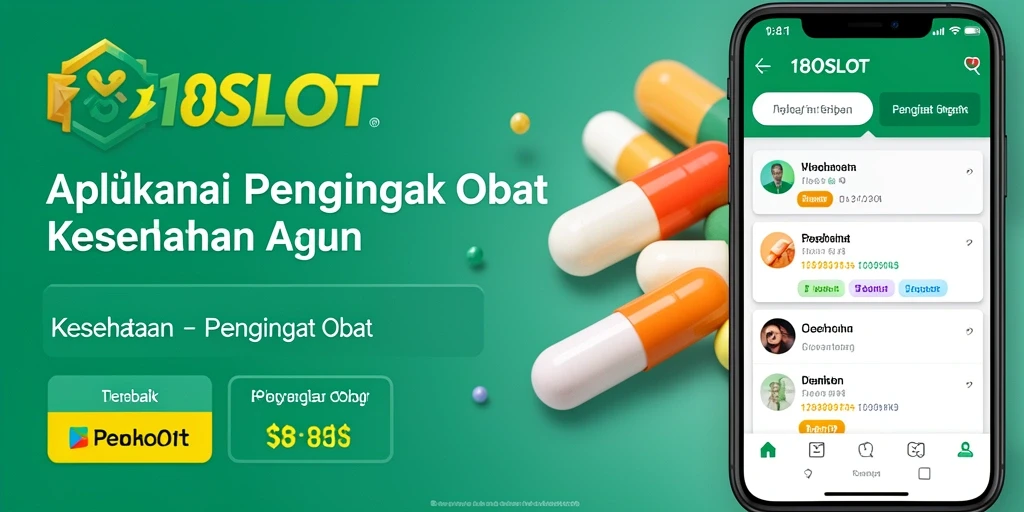 Tampilan antarmuka utama aplikasi Pengingat Obat yang user-friendly.