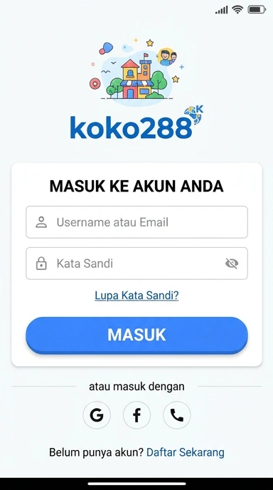 Masuk Akun koko288 untuk Pengguna Android